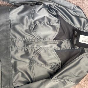 🩶 PrettyLittleThing Sage Green Satin Bodycon Dress – NWT